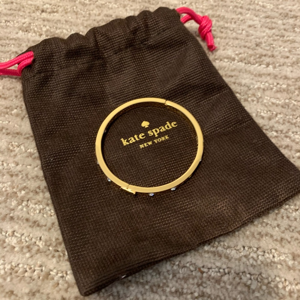 Kate Spade Set in Stone Hinged Bracelet
